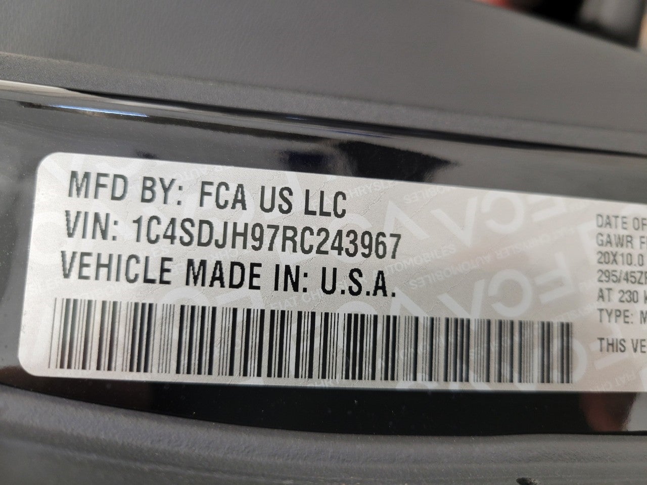 2024 Dodge Durango SRT Hellcat AWD