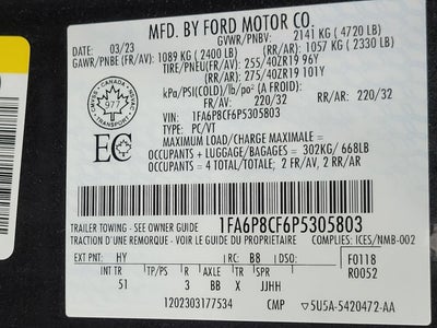 2023 Ford MUSTANG 2DR CAR