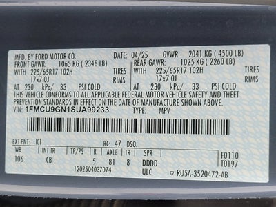 2025 Ford Escape Active AWD