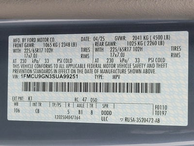 2025 Ford Escape Active AWD