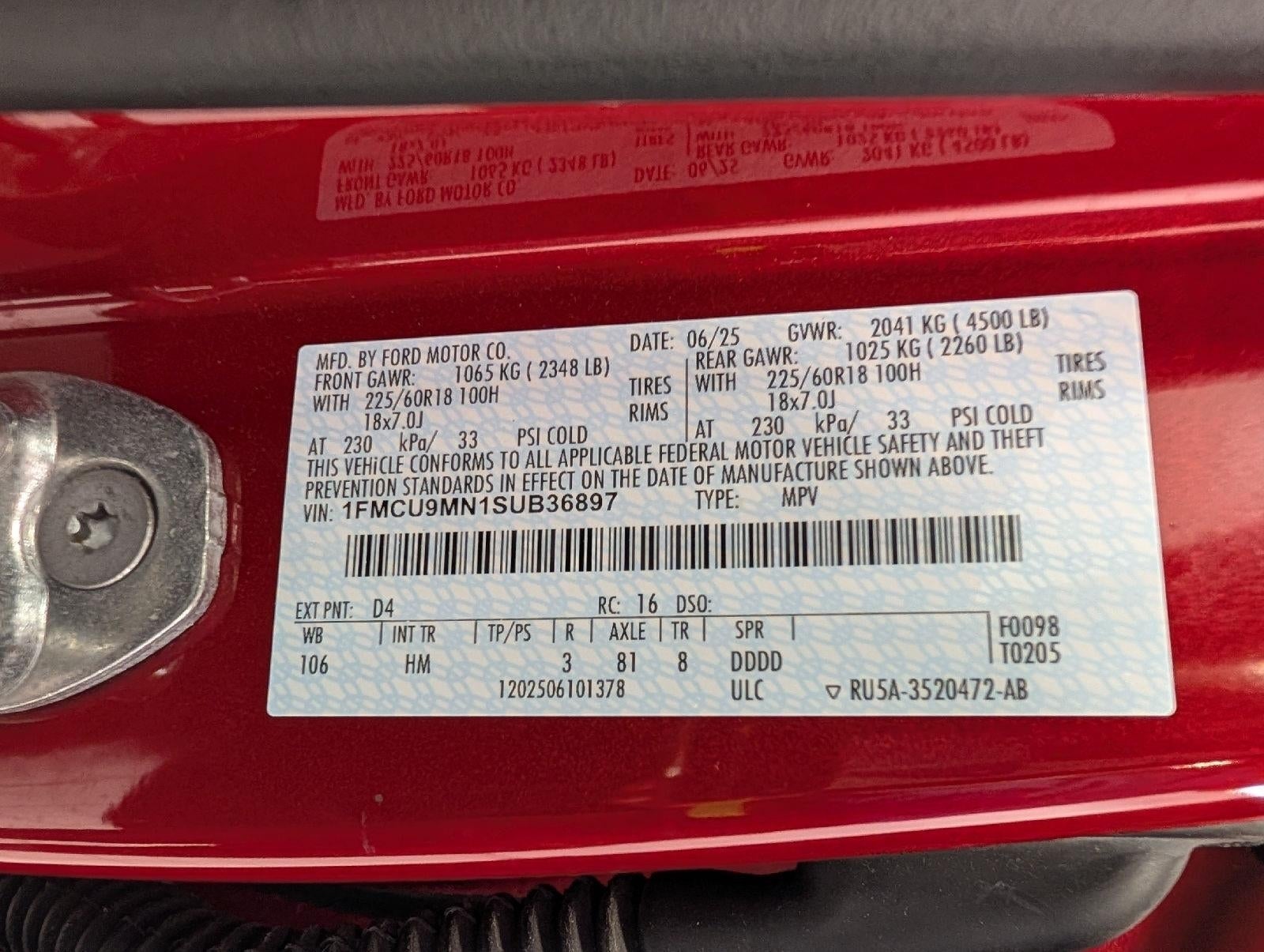 2025 Ford Escape ST-Line AWD