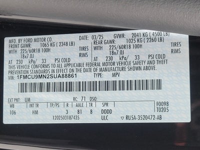 2025 Ford Escape ST-Line AWD