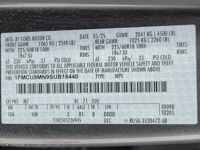 2025 Ford Escape ST-Line AWD