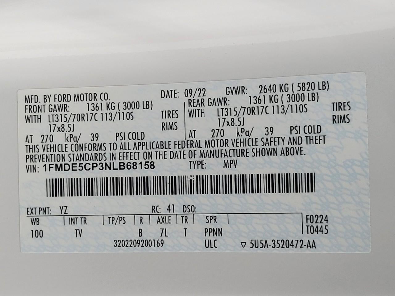 2022 Ford BRONCO SPORT UTILITY