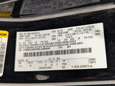 2024 Ford Bronco Wildtrak 4 Door Advanced 4x4
