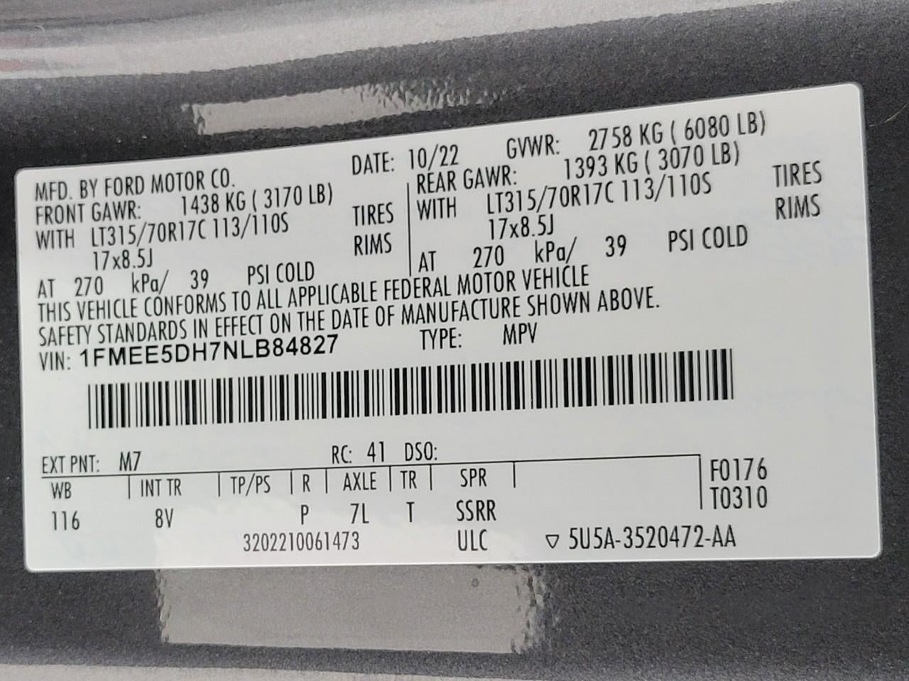 2022 Ford Bronco Badlands 4 Door Advanced 4x4