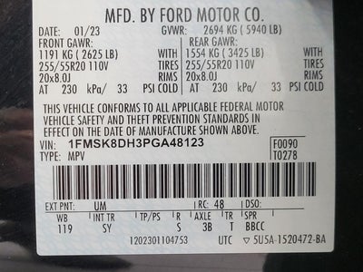2023 Ford Explorer XLT 4WD