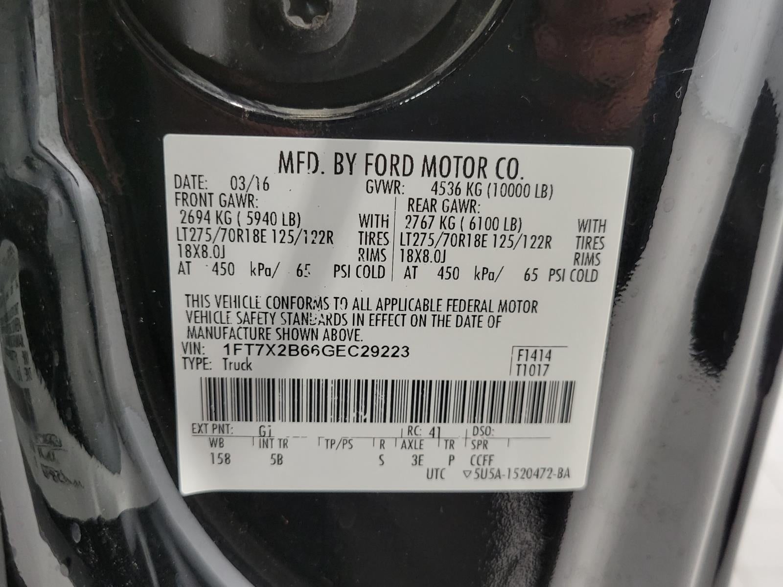 2016 Ford Super Duty F-250 SRW 4WD SuperCab 142 Lariat
