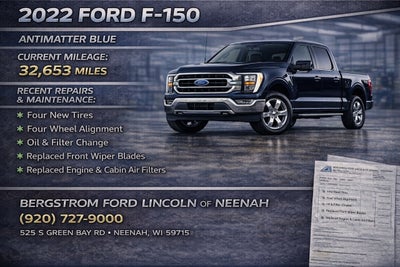2022 Ford F-150 XLT 4WD SuperCrew 5.5' Box