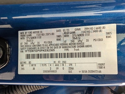2023 Ford F-150 XL 4WD SuperCrew 5.5' Box