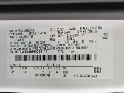 2023 Ford F-150 XLT 4WD SuperCrew 5.5' Box