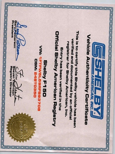 2024 Ford F-150 F-150 SHELBY SUPER SNAKE ** 785 HP SUPERCHARGED **