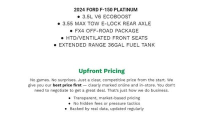 2024 Ford F-150 PLATINUM