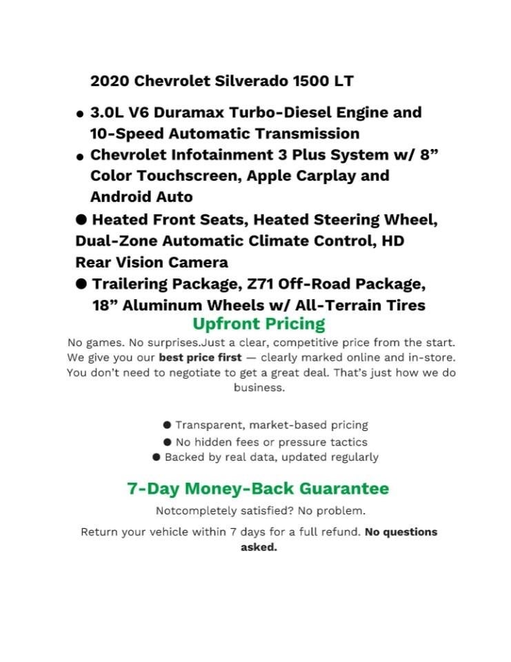2020 Chevrolet Silverado 1500 4WD Crew Cab 147 LT