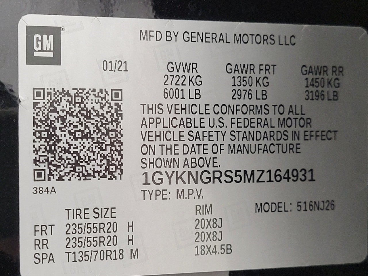 2021 Cadillac XT5 AWD 4dr Sport