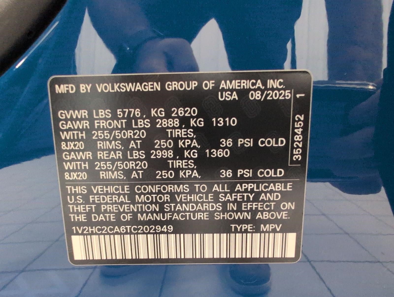 2026 Volkswagen Atlas Cross Sport 2.0T SE w/Technology 4MOTION