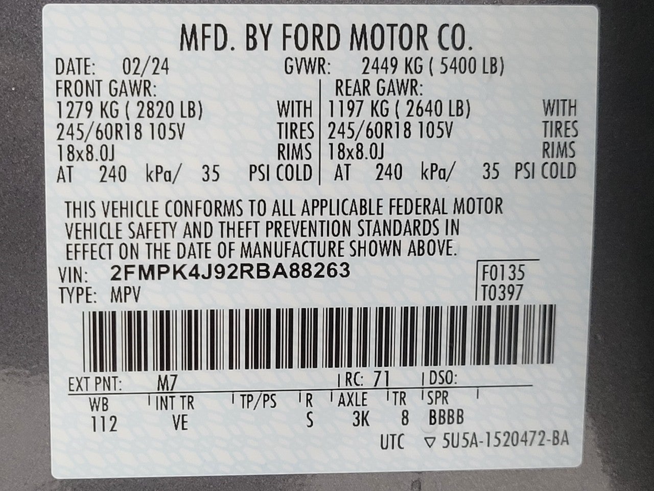 2024 Ford Edge SEL AWD