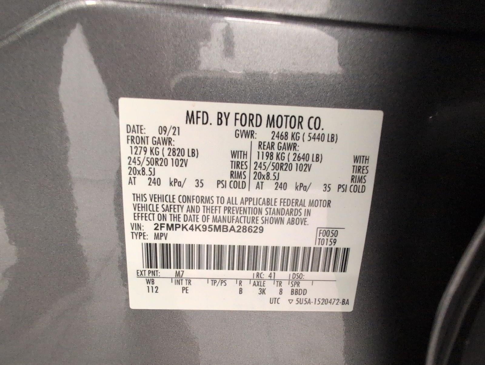 2021 Ford Edge Titanium AWD