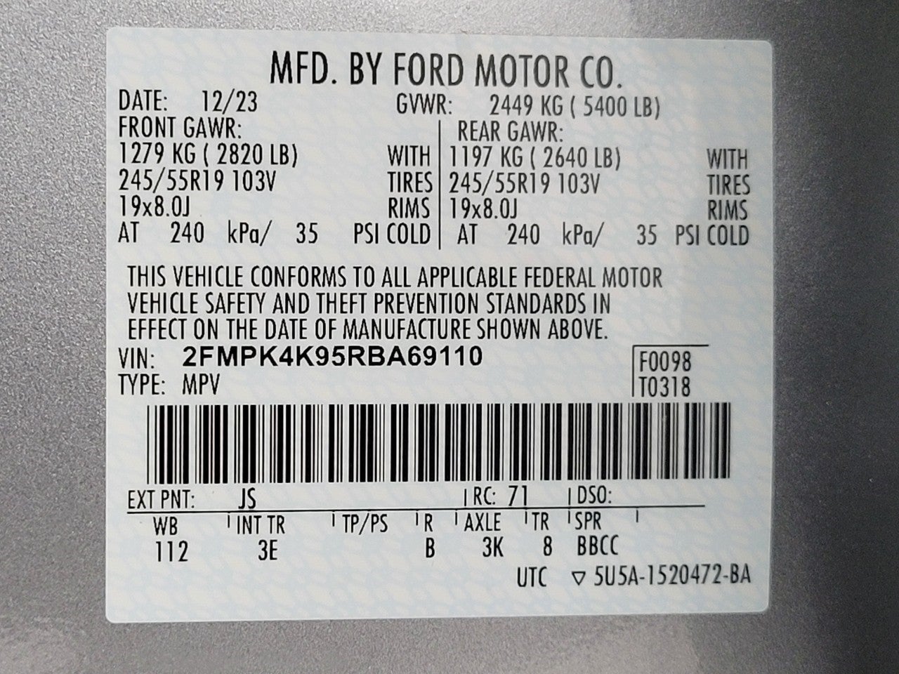 2024 Ford Edge TITANIUM AWD ** HEATED STEERING WHEEL ** CO-PILOT 360 ** AUTO HIGHT BEAMS **