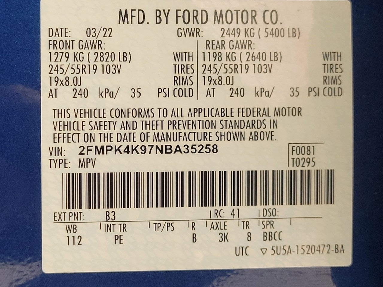 2022 Ford Edge TITANIUM AWD ** ADAPTIVE CRUISE ** EVASIVE STEERING **