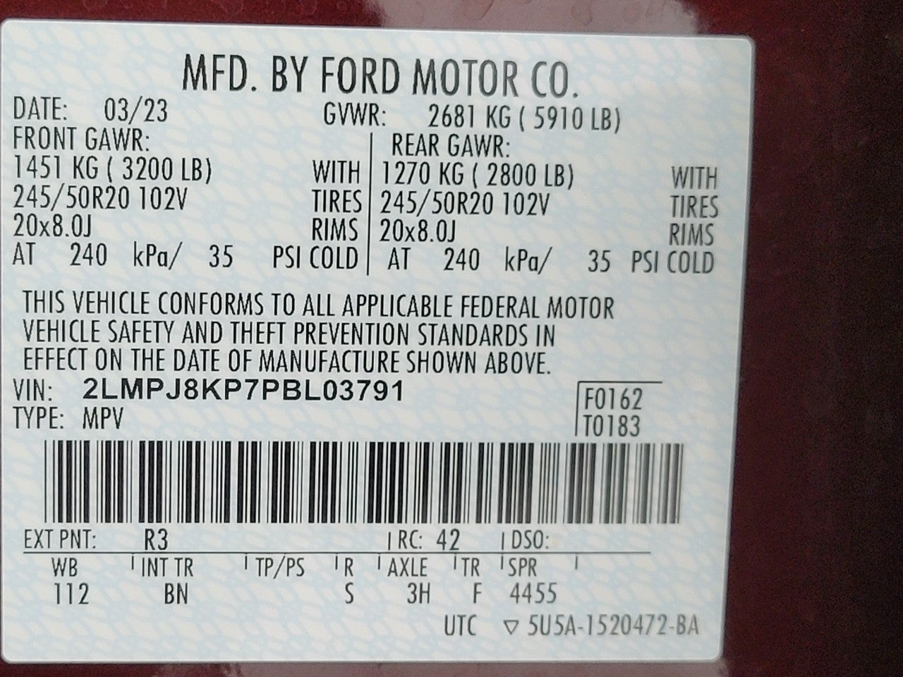 2023 Lincoln Nautilus RESERVE AWD ** 2.7L TWIN TURBO ** 20 WHEELS **