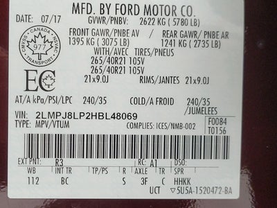 2017 Lincoln MKX Reserve AWD