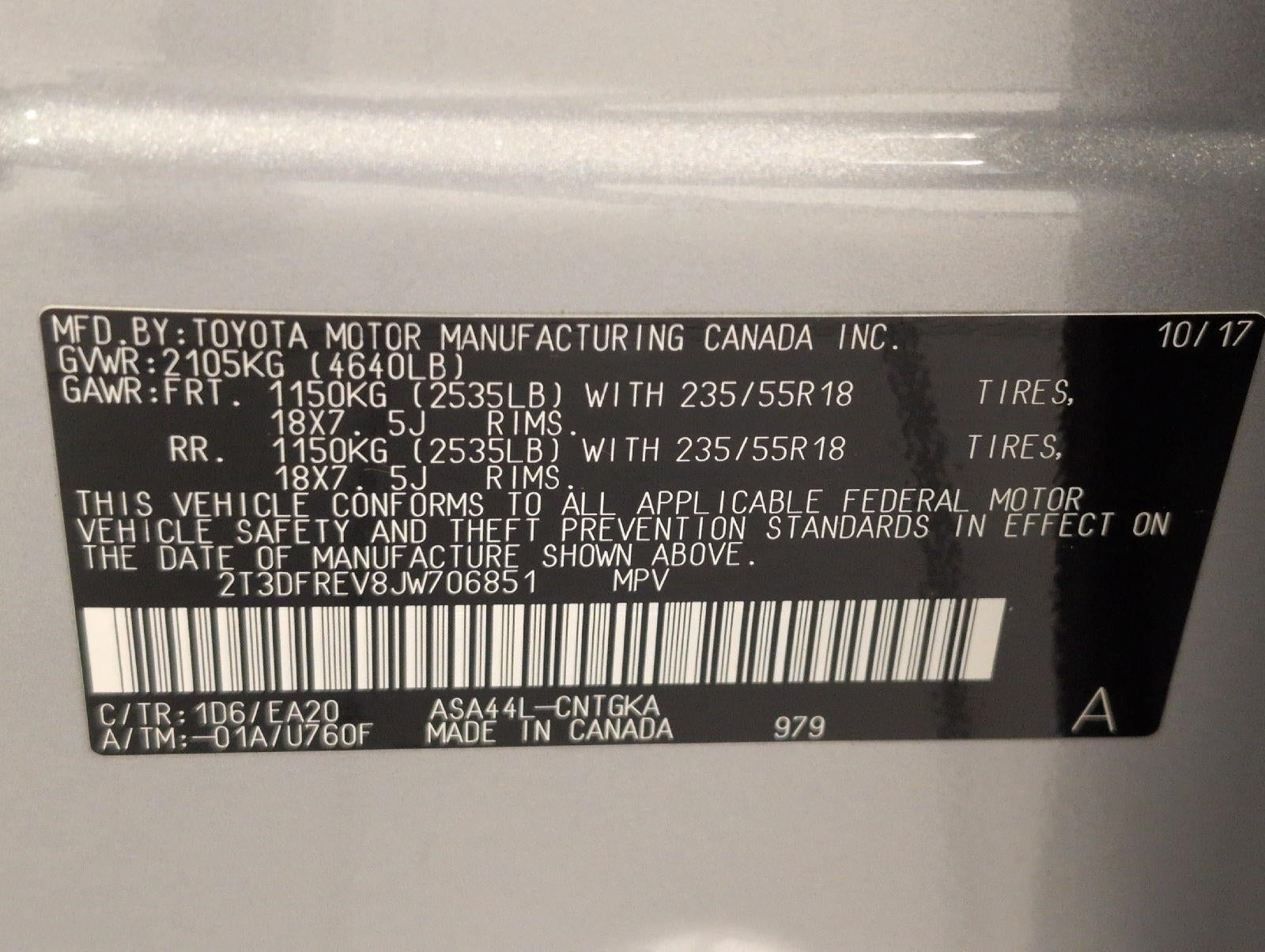 2018 Toyota RAV4 Limited AWD