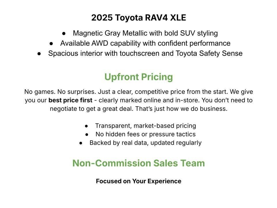2025 Toyota RAV4 XLE AWD