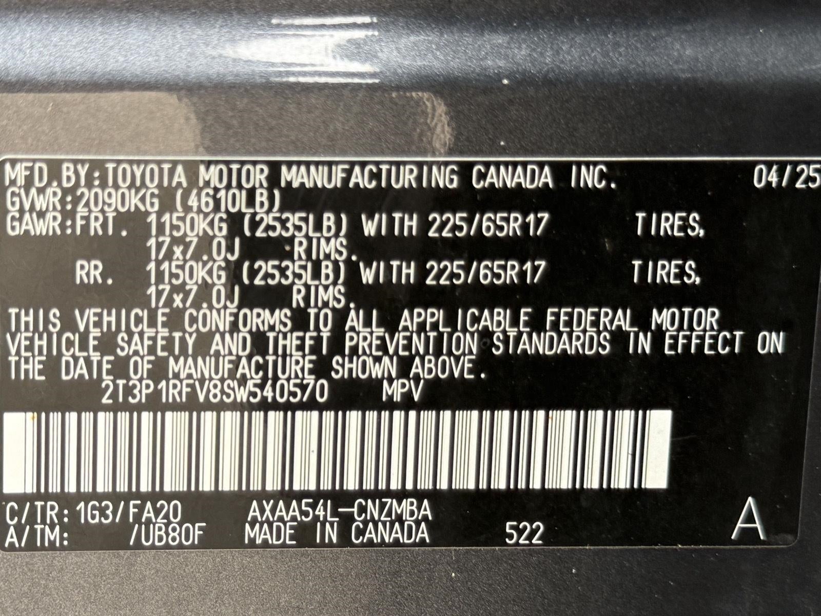 2025 Toyota RAV4 XLE AWD