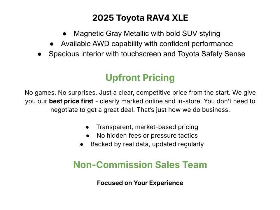 2025 Toyota RAV4 XLE AWD