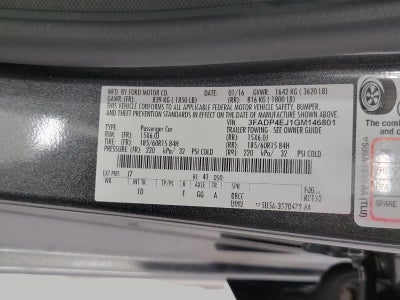 2016 Ford Fiesta 5dr HB SE