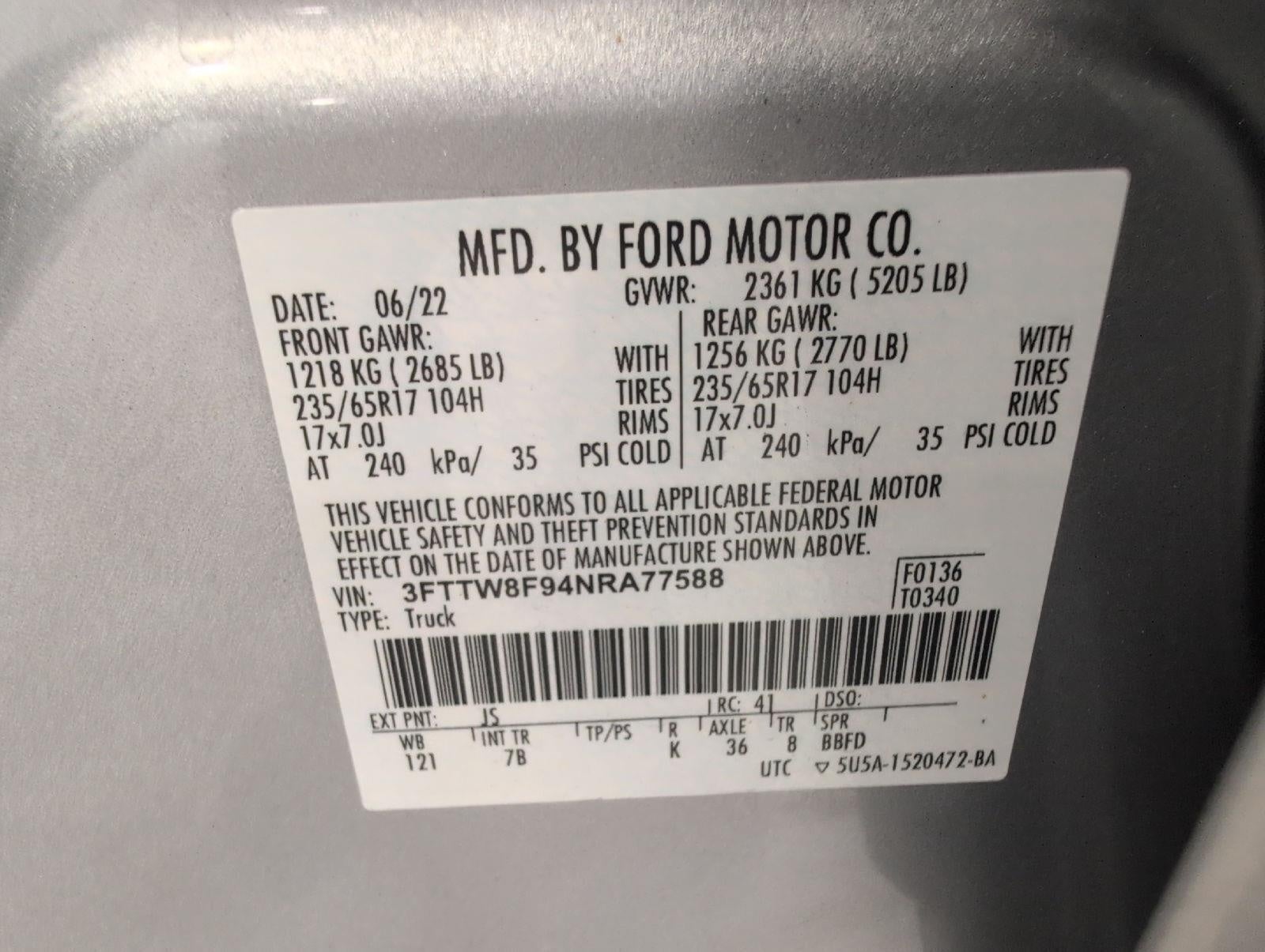 2022 Ford Maverick XLT AWD SuperCrew