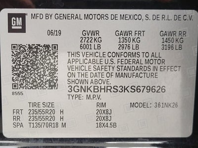 2019 Chevrolet Blazer AWD 4DR W/3LT ** SUNROOF **