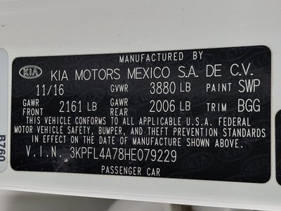 2017 Kia Forte LX Auto