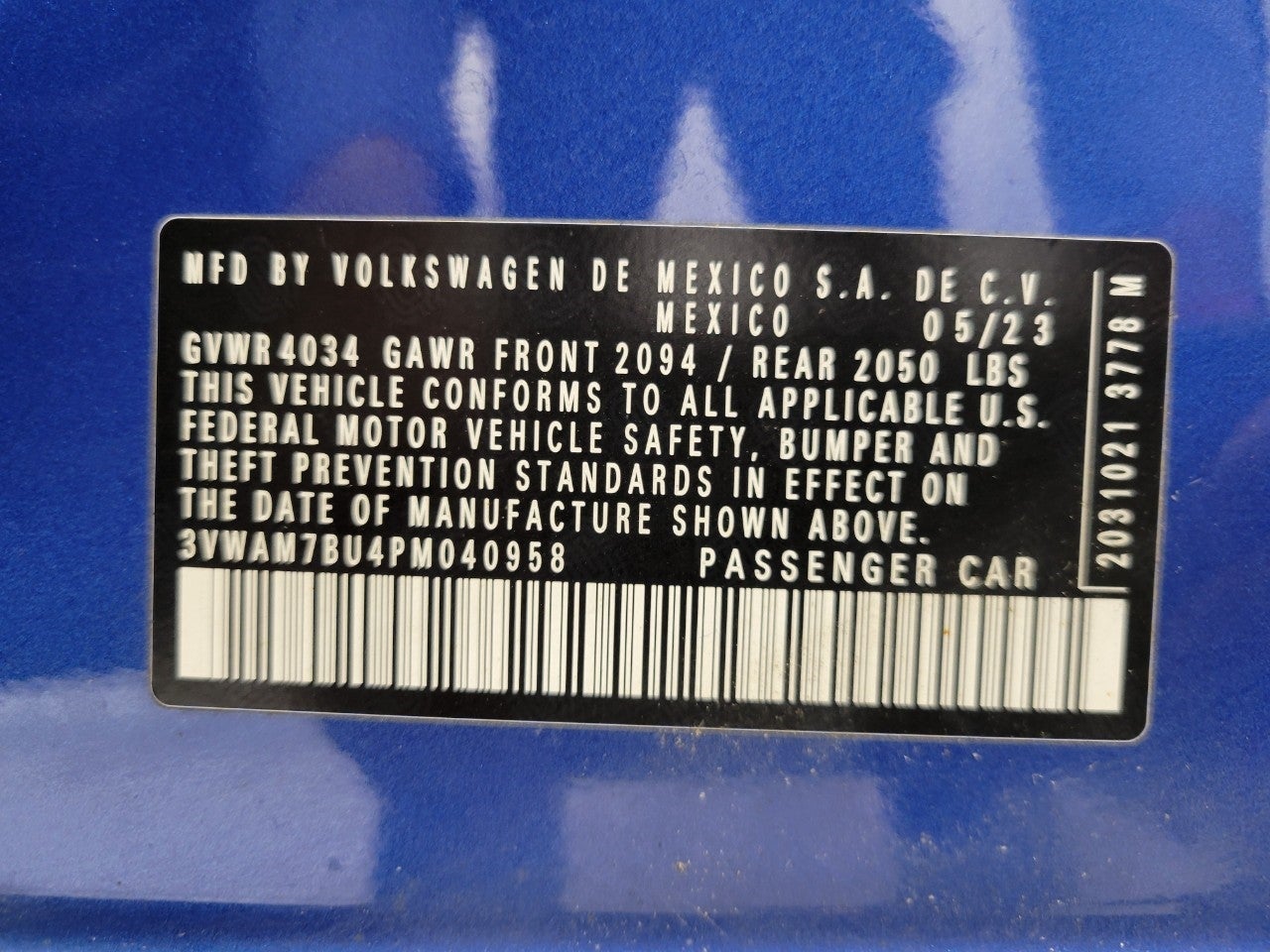 2023 Volkswagen Jetta Sport Manual