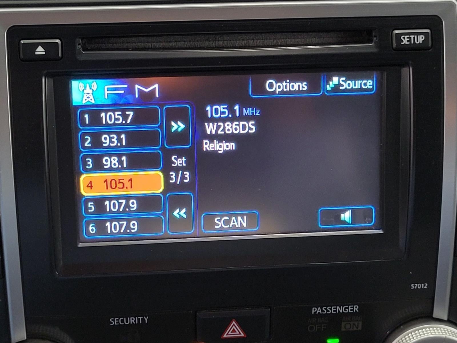 2012 Toyota Camry 4dr Sdn I4 Auto SE