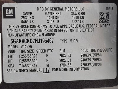 2017 Buick Enclave AWD 4DR PREMIUM ** DUAL SUNROOF ** DVD ** HEATED STEERING WHEEL **