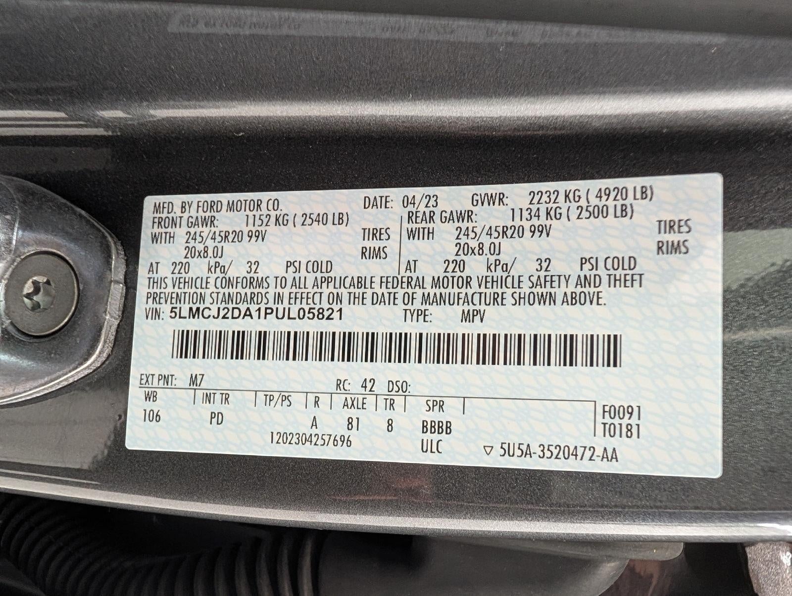 2023 Lincoln Corsair Reserve AWD