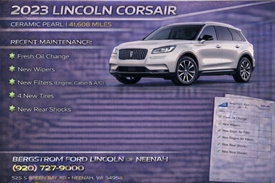 2023 Lincoln Corsair RESERVE AWD ** PANORAMIC SUNROOF ** HEATED STEERING WHEEL ** 360 DEGREE CAMERA **