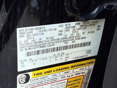 2022 Lincoln Navigator BLACK LABEL 4X4 ** 28 SPEAKERS ** HEADS UP DISPLAY **