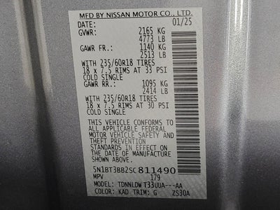 2025 Nissan Rogue AWD SV