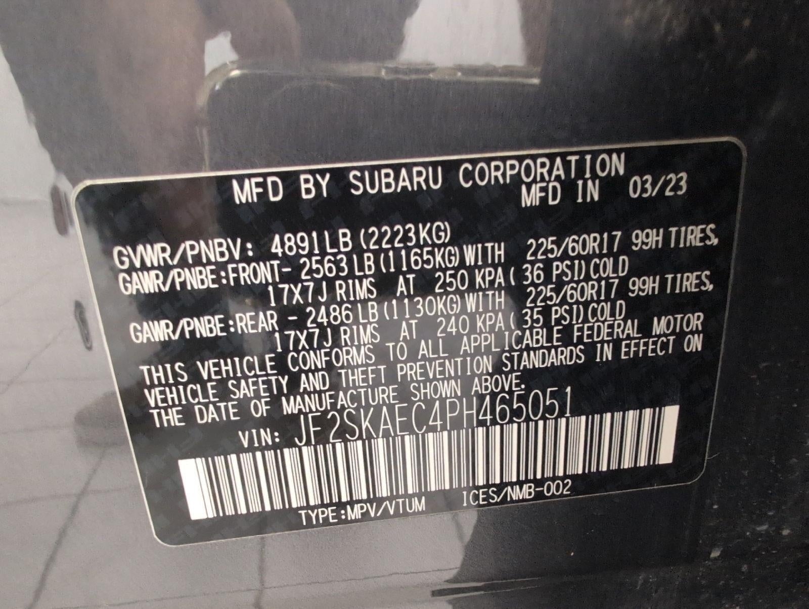 2023 Subaru Forester Premium CVT