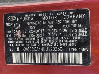 2020 Hyundai TUCSON SPORT UTILITY