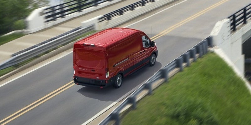 2025 Ford Transit Cargo Van driving