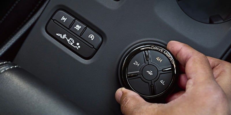 2025 Ford Ranger drive mode selector