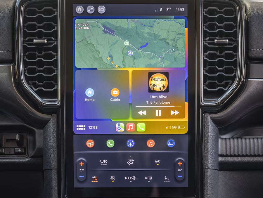 2025 Ford Ranger navigation system